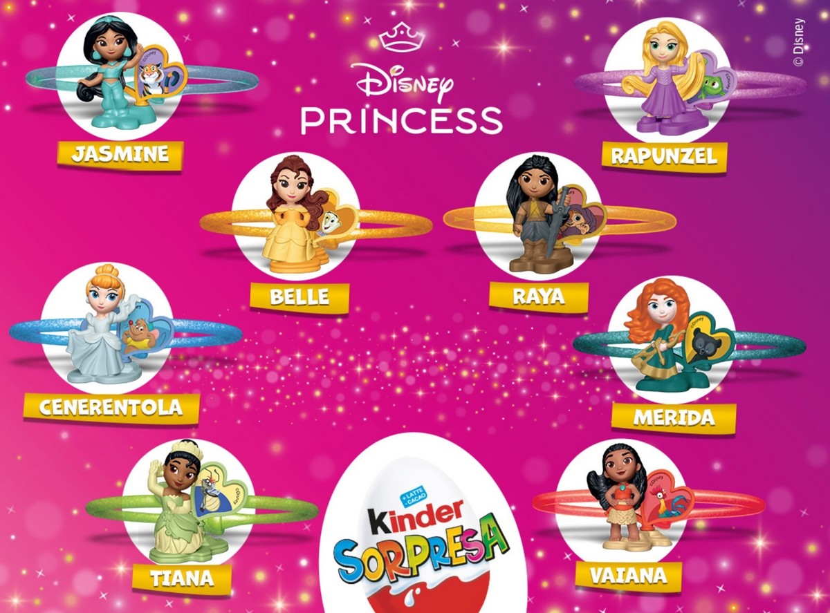 DISNEY PRINCESS BRACCIALI A SCELTA VQ332 - VQ340 KINDER