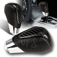 Real Carbon Fiber Pvc Leather Vip Type-2 Manual Mt Shift Shifter Knob Universal