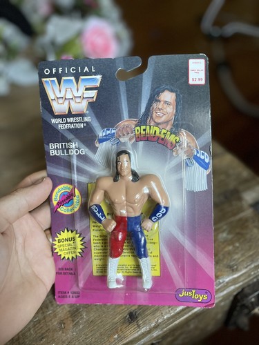  WWF JustToys Bend-Ems Series 2 British Bulldog (M...