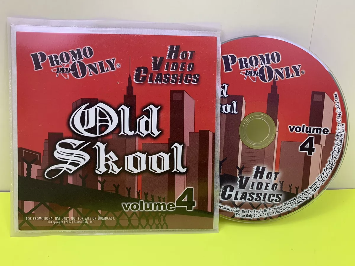 Rare Promo Only DVD Hot Video Classics Old Skool Vol 4 R&B Hip Hop Music  Urban