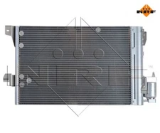 Condenser, air conditioning easy fit NRF 35301 for Opel