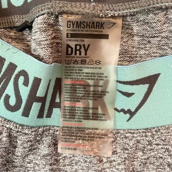 gymshark athletic training compression teal spellout gym leggings