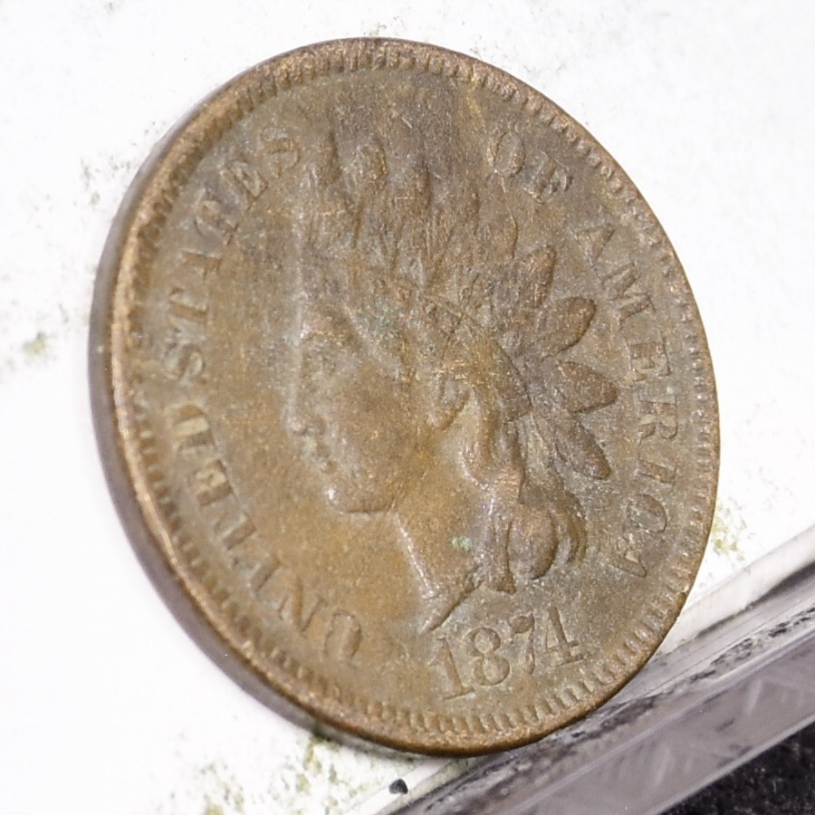 1874 Indian Cent - VF Details, Pitted Surface (#55194-L) | eBay