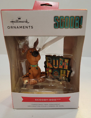 Hallmark 2021 Scoob! SCOOBY-DOO White Box Christmas Tree Ornament Ruh Roh NEW