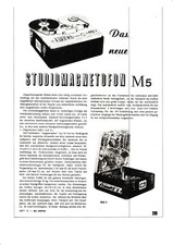 Description with schema for Telefunken M 5