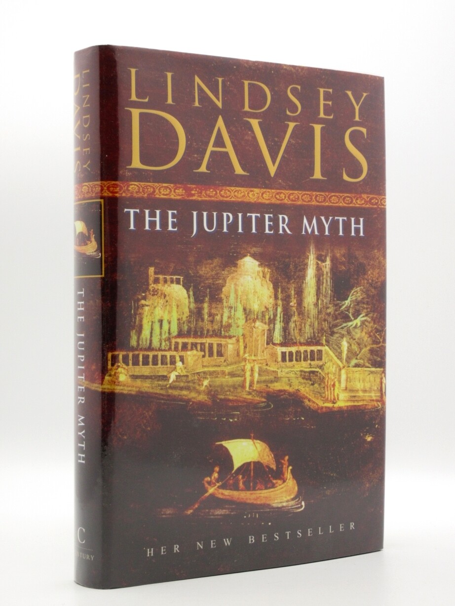 The Jupiter Myth *SIGNED* LINDSEY DAVIS 2002 1st Edition Falco Series