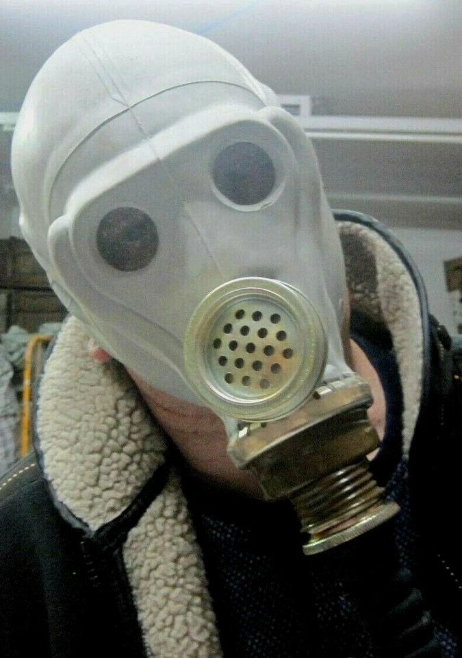 Gasmaske Filter  Prepper Halloween Fasching  Karneval  ABC Schutzanzug Poppers - Bild 2 von 4