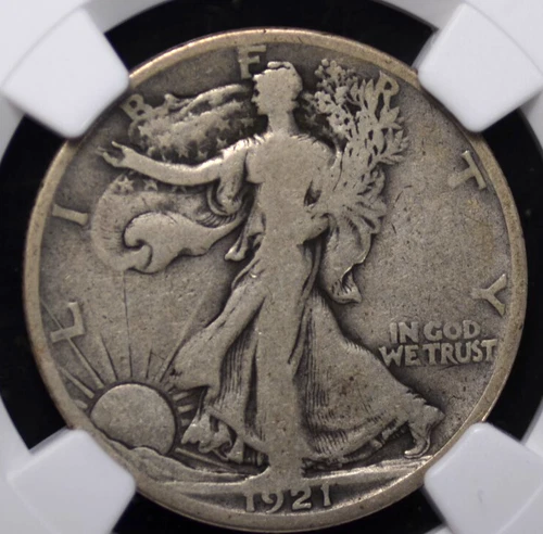 1921 S WALKING LIBERTY HALF DOLLAR NGC VG 8 NICE ORIGINAL COINGREY SURFACES WITH