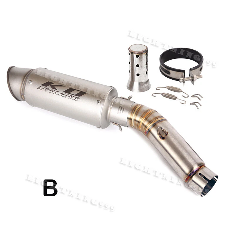 Silenciador de tubo de escape de enlace medio antideslizante para Honda CBR500R CB500X CB500F 2013-2019 Foto 4 de 4