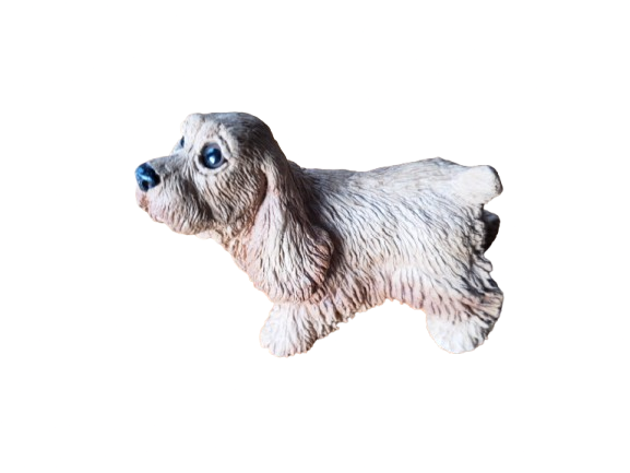 Vintage 1988 Original Castagna Ceramic Cocker Spaniel Dog Figurine Made In Italy
