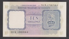 🔴GREAT BRITAIN  10 Shillings ND 1943  UNC  WWII BMA  Letter X 🔴REPRODUCTION🔴