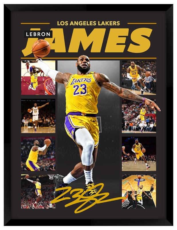 LeBron James Los Angeles Lakers signed Framed Memorabilia | eBay Australia