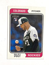 2023 Topps Heritage High Number Riley Pint Rookie SP #714 Rockies