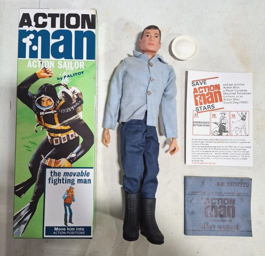 Palitoy 12 ACTION MAN GI Joe 1/1 SUITCASE Adventure CARRY CASE + Inlay