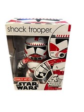 New In Box Hasbro Star Wars Mighty Muggs Vinyl Shock Trooper Action Figure