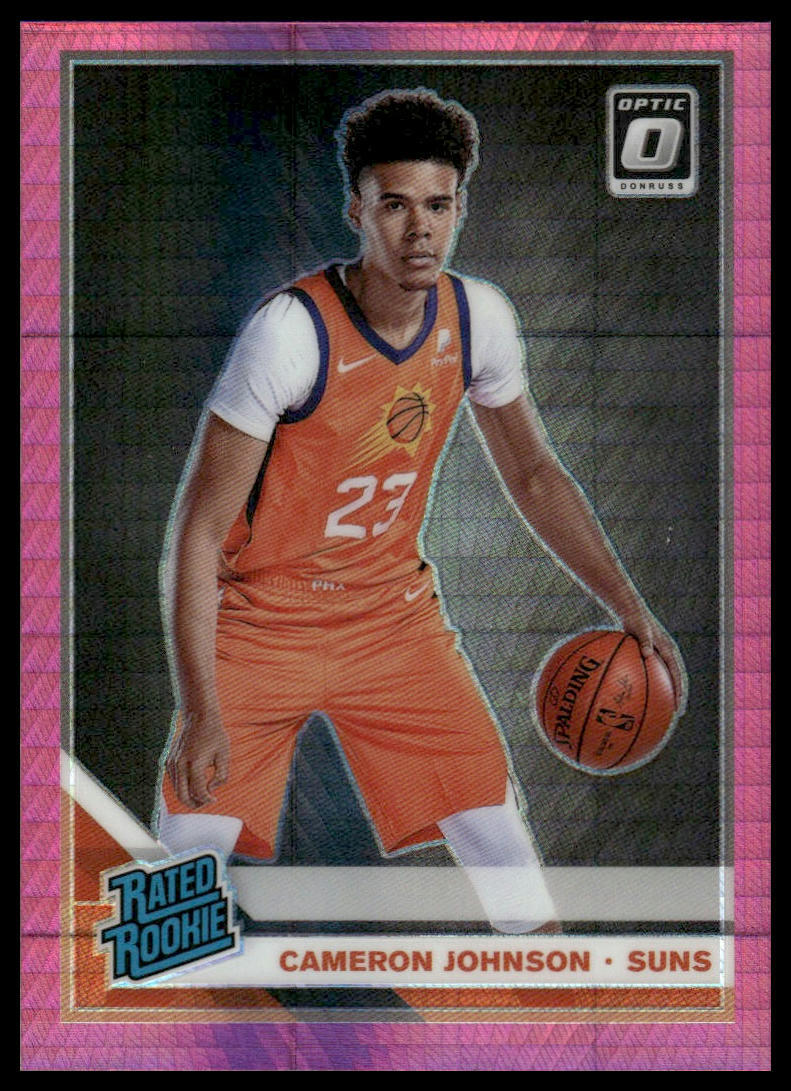 2019-20 Donruss Optic #200 Cameron Johnson Hyper Pink Phoenix Suns