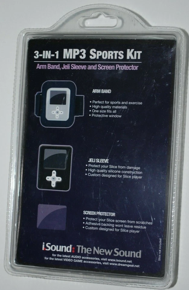 Soporte para MP3 iSound 3 en 1 con funda Jelli y protector de pantalla estuche de música Foto 3 de 3