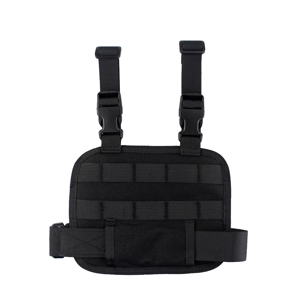 Plataforma táctica de pierna caída muslo MOLLE con cinturón ajustable y correas para el muslo Foto 4 de 4