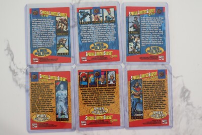 1994 Fleer Ultra X-Men Blue and Gold Team Triptych Insert Chase