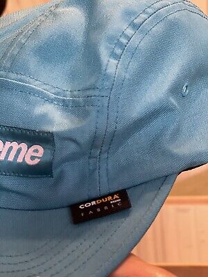SUPREME New York Cordura Fabric Camp Cap LIGHT BLUE Hat SUPREME New York Cordura Fabric Camp Cap LIGHT BLUE Hat