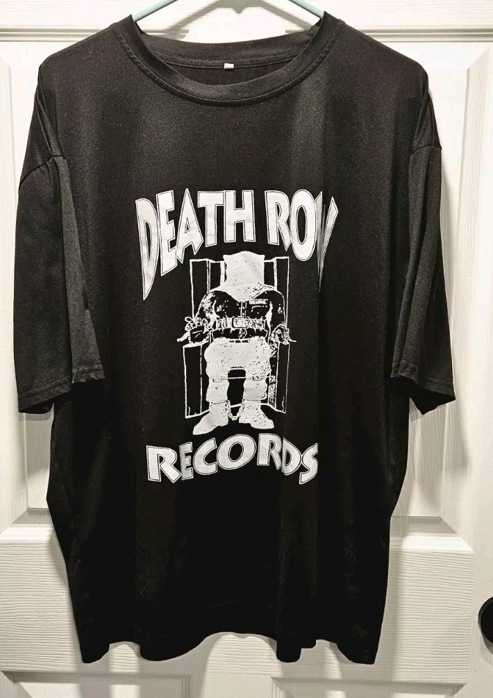 FILA T shirt nera uomo Death Row Records taglia L