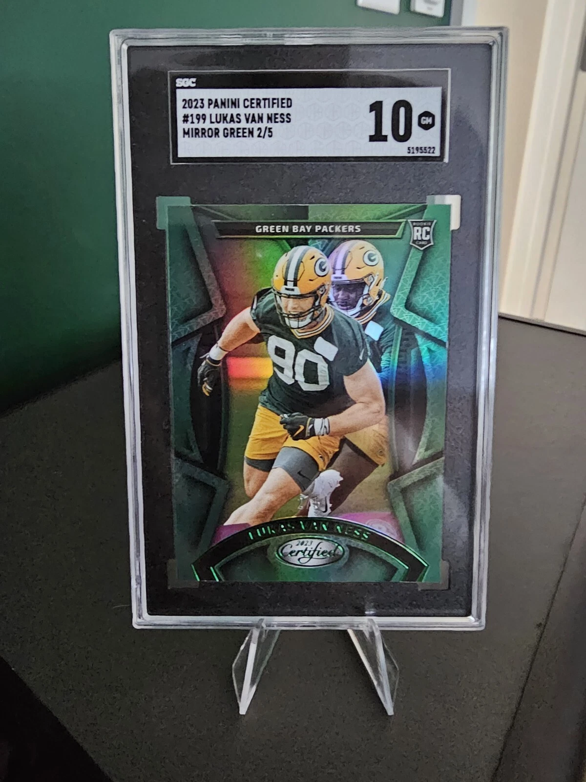 Lukas Van Ness Panini Certified #199 Mirror
