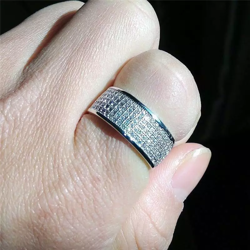 Luxury mens wedding sale rings