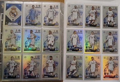 Real Madrid Cf 2024-25 Topps Match Attax complete set | eBay