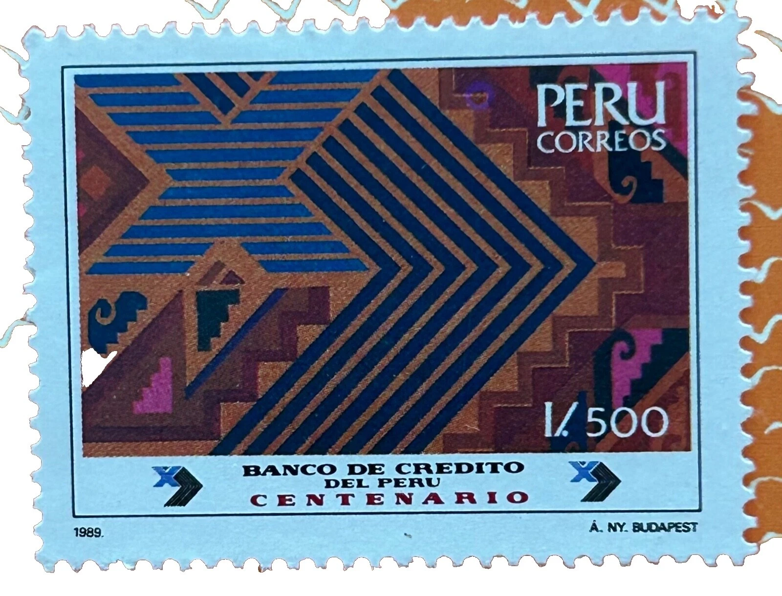 Estampillas peruanos de culturas, orígenes étnicos