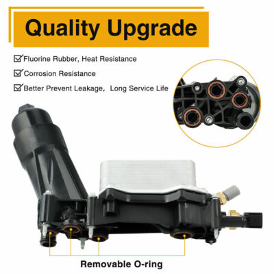 68105583AF For Chrysler For   For Jeep Oil   Housing Adapter w/Cooler #E10
