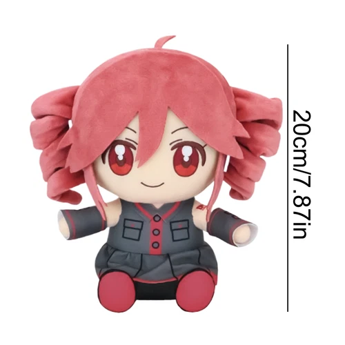 New Kasane Teto Nuipurike Osuwari Plush Doll Mascot Toy 7.87 Inches High - Picture 8 of 8