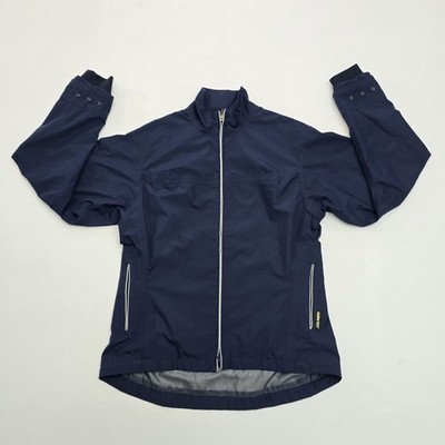 Zero Restriction Gore-Tex Windbreaker Jacket Navy Blue Mens Size Medium