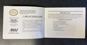 NES Nintendo Manual Only No Game Kabuki Quantum Fighter Manual NES-3K-USA