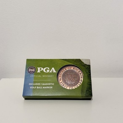 Elijah Craig Bourbon Golf Ball Marker Magnetic Coin PGA Metal - New in Box
