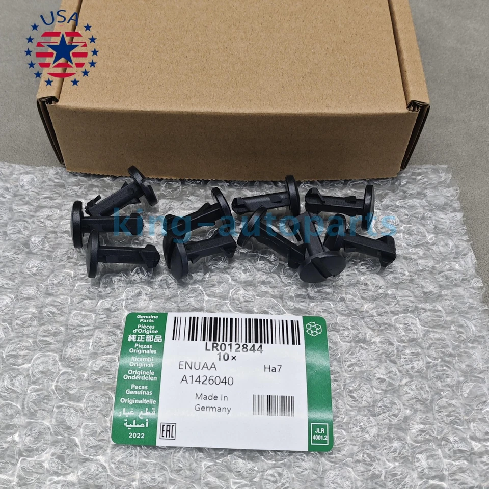 New Bumper Clips For Land Rover 2010-2017 Range Rover Sport 20Pcs LR012844 Black - Imagem 4 de 4