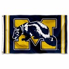 Michigan Team University Wolverines Vintage Retro Throwback Large Outdoor Flag