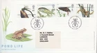 GB Stamps First Day Cover Europa Pond Life, Frog, Fish, Water Beetle SHS 2001