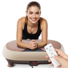 Vibration Plate Exercise Machine with 3 Modes 20 Speeds, 330 Lbs Capacity F...