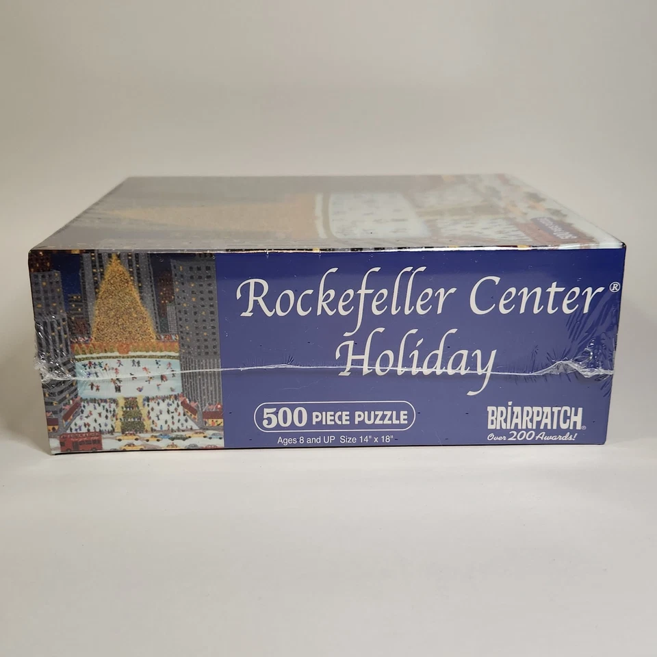 NUEVO Rompecabezas Rockefeller Center Holiday 500 piezas - Briarpatch - 14" x 18" Foto 4 de 4