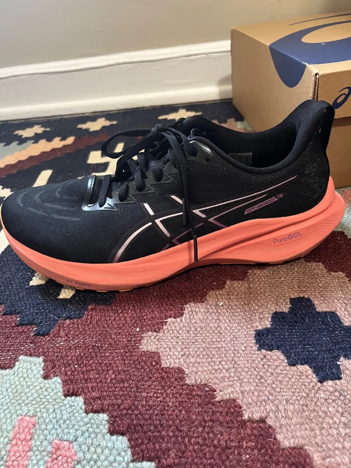 asics womens gt 2000 13 black pink stability 1012B666001 running shoes 10 - Image 4 of 4