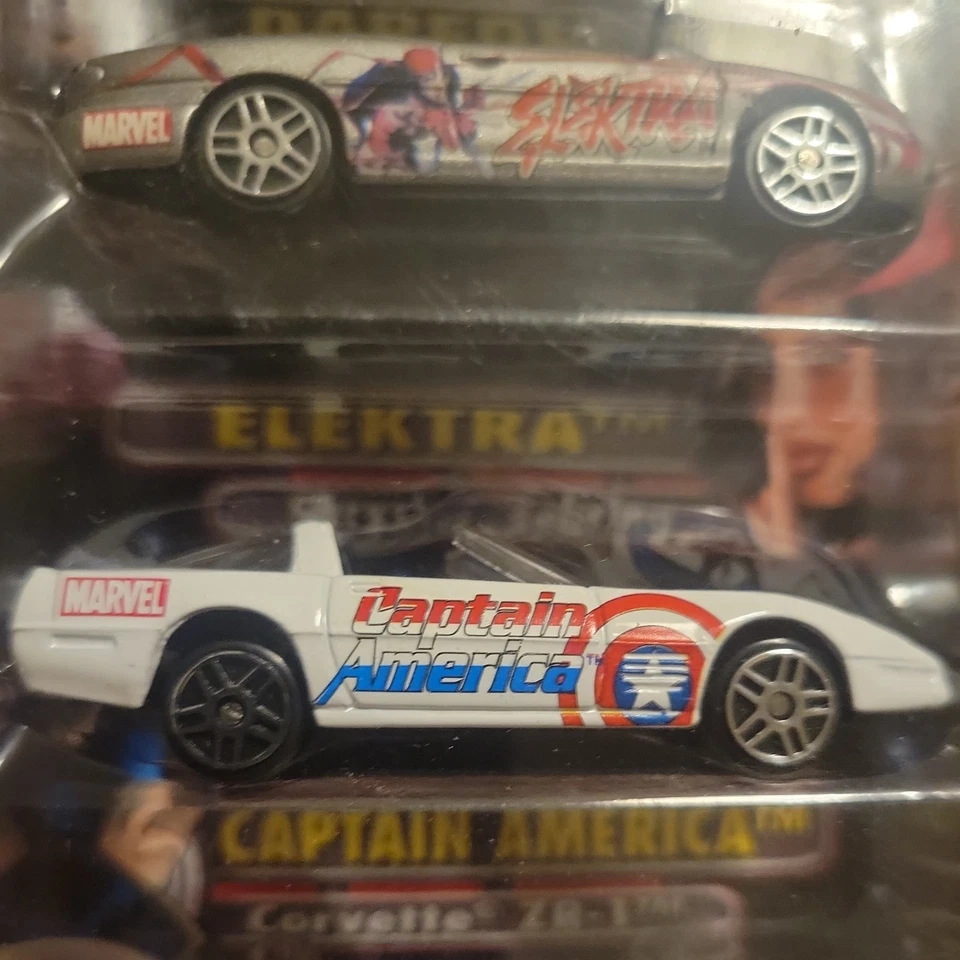 Marvel Maisto Diecast Collection #8 Daredevil Captain America Ekektra SEALED NIP - Image 3 of 4