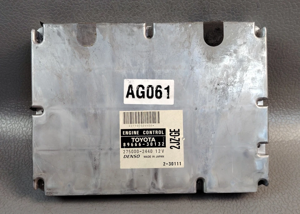 LEXUS GS300 ARISTO JZS161 2JZGE 3.0 L6 ENGINE CONTROL MODULE ECU ECM 89666 30132 - Image 4 of 4