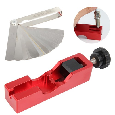 #ad Peuxmall Spark Plug Gap Tool Spark Plug Gapping Tool with 32 Blade Steel Fee... $22.63