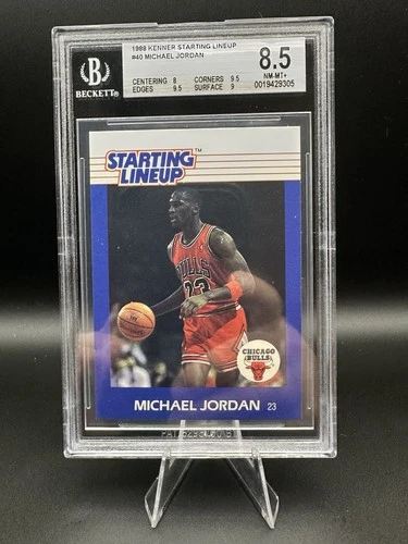 1988 Kenner Starting Lineup Cards - Michael Jordan BGS 8.5