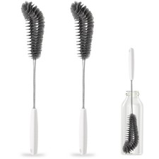 16 inches Long Handle Black Bottle Cleaning Brushes - Perfect for Baby Bottle...