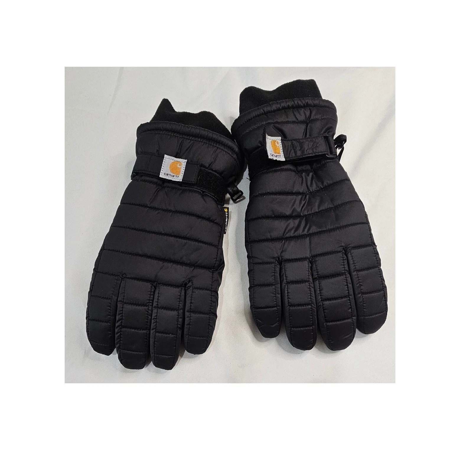Carhartt WA575 Womens Black Quilted Insulated Winter Gloves Size Medium M
