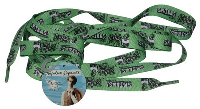 Napoleon Dynamite Skills CD Visionary (2005) Licensed Green Shoelaces