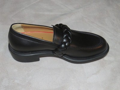 Christian Louboutin Urbino Moc Braid Black Leather Loafers 8.5 NWB Christian Louboutin Urbino Moc Braid Black Leather Loafers  main image 2
