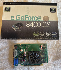 EVGA Nvidia GeForce 8400GS 512MB DDR2, PCIe x16 Graphics Card PN: 512-P2-N738-LR