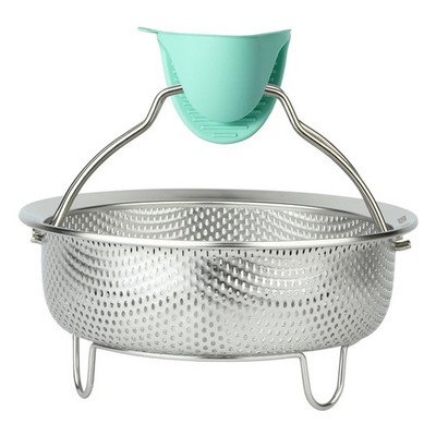 ICEICE Stainless Steel Steamer Basket - Vegetable & Dumpling Steamer Insert f...